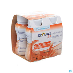 Resource 2.0 Abricot 4x200ml 12100545