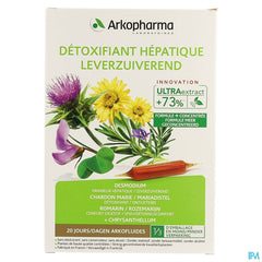 Arkofluide Detoxifiant Hepatique Amp 20x10ml