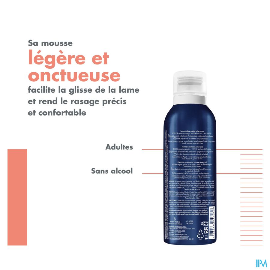 Eau Thermale Avène - MEN Mousse à raser peaux sensibles
