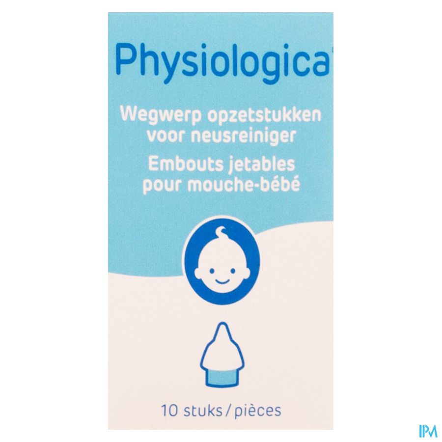 Physiologica embouts mouche bébé 10 pièces