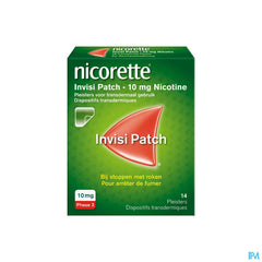 Nicorette® Invisi Patch — pour arrêter de fumer — 14 pièces, 10 mg de nicotine