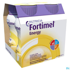 Fortimel Energy Goût Vanille Bouteilles 4x200ml