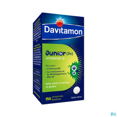 Davitamon® Junior Vitamine D 150 Comprimés À Partir De 3 Ans - Goût Citron