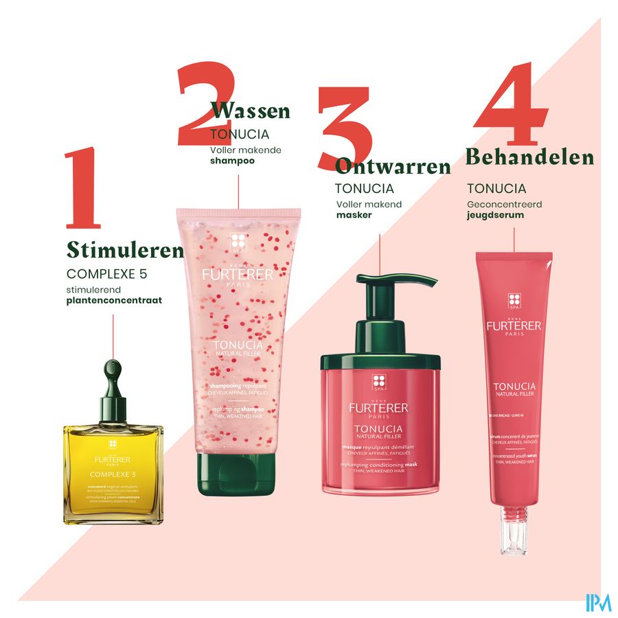 René Furterer - Shampooing repulpant - Shampoing densifiant pro-jeunesse - TONUCIA NATURAL FILLER