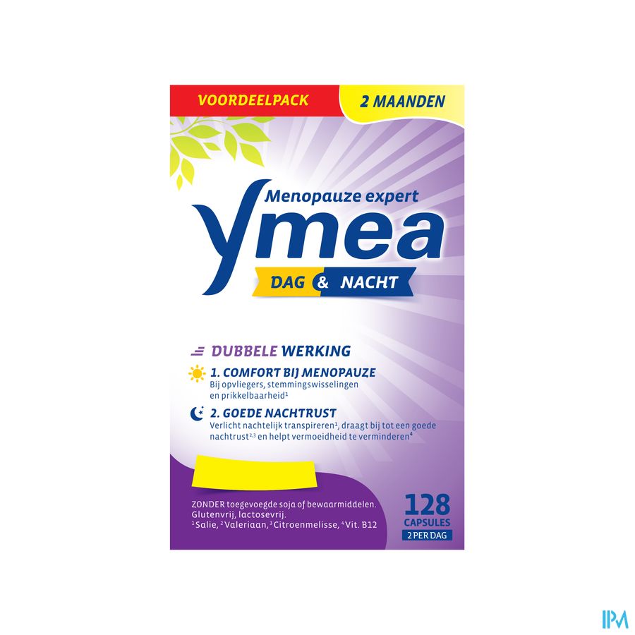 Ymea® Jour & Nuit 128 P. - Ménopause - Bouffées De Chaleur & Sueurs Nocturnes