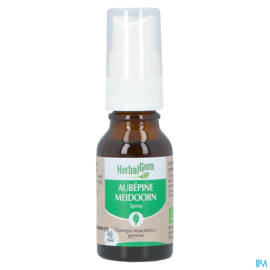 Herbalgem Aubepine Bio Spray 15ml