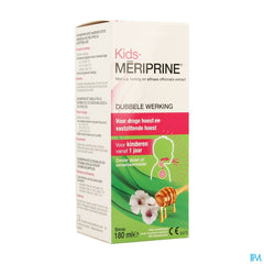 Kids-Mériprine sirop 180ml - sirop contre la toux sèche et grasse pour enfants à partir d'1 an