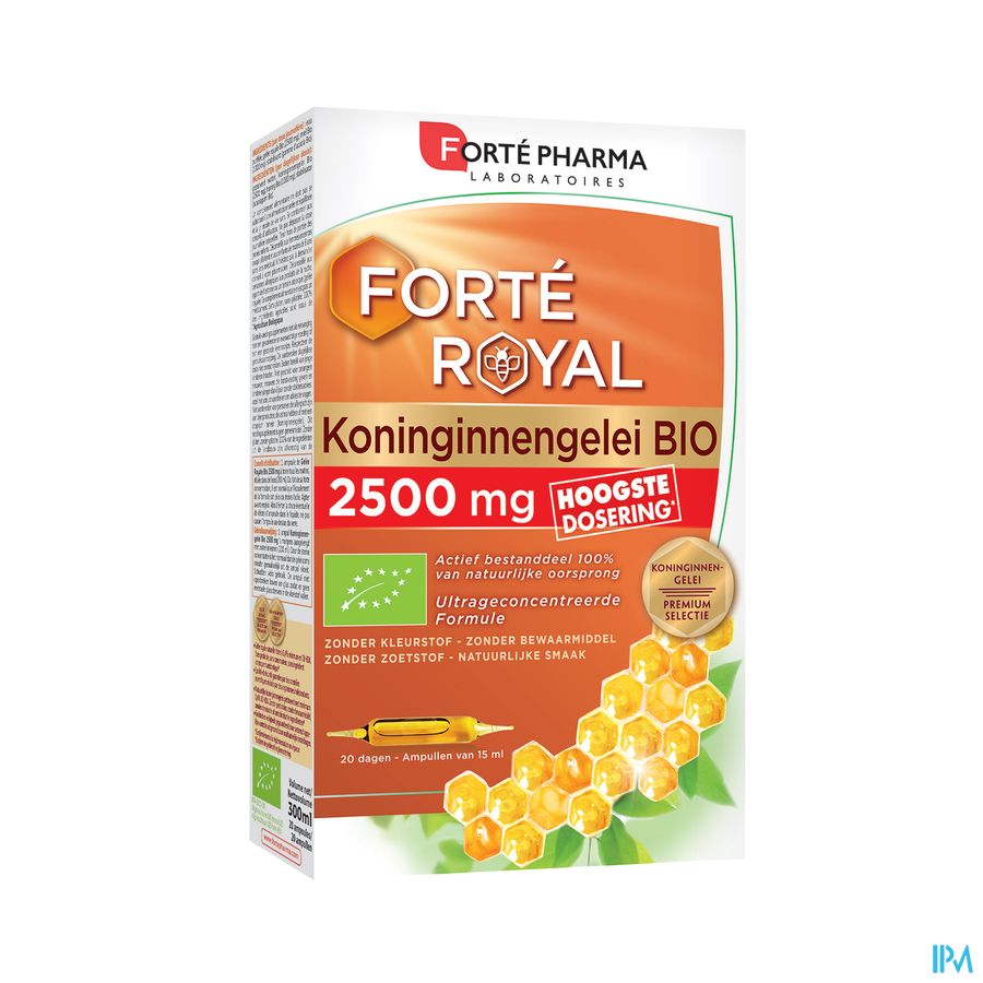 Gelee Royale Bio 2500mg Amp 20x15ml