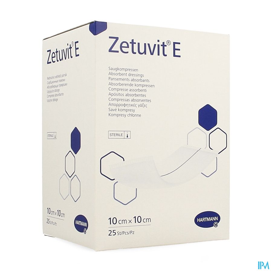 Zetuvit E 10x10cm St. 25 P/s