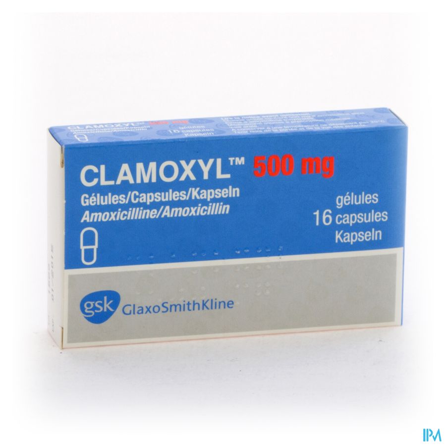 Clamoxyl Caps 16 X 500mg