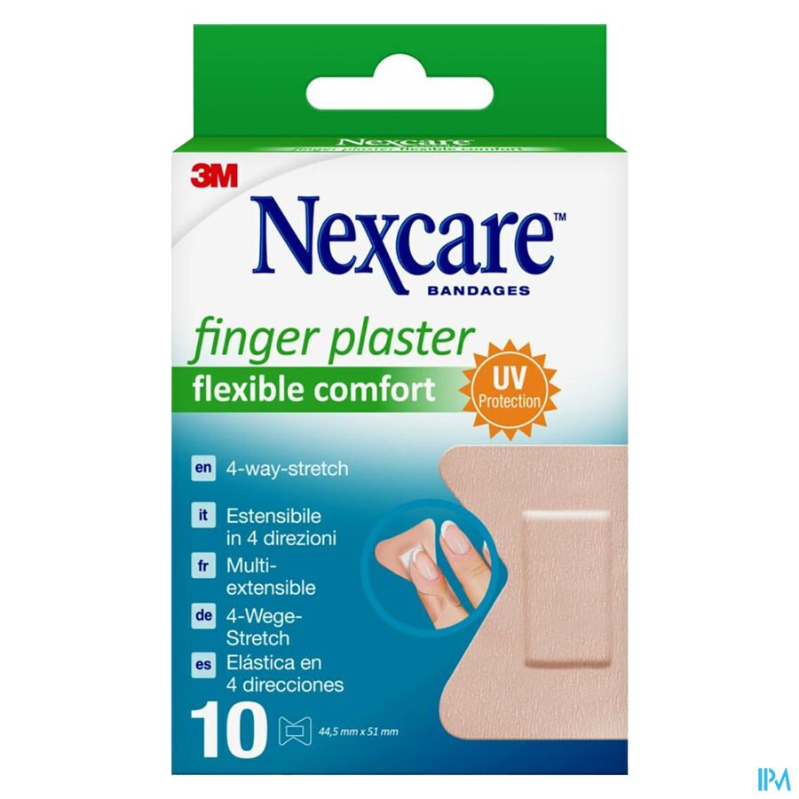 Nexcare 3m Ultra Strech Comf.flex. Doigt Decoup.10