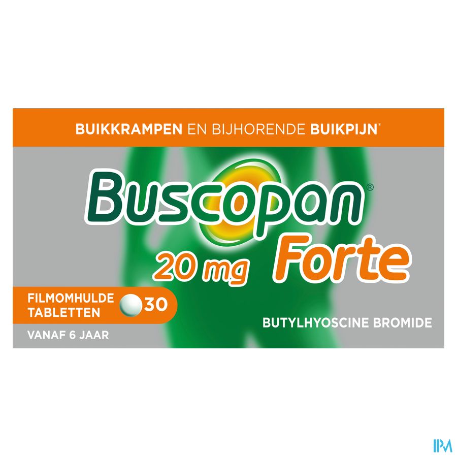 Buscopan Forte 20mg Comp 30 - crampes et maux de ventre