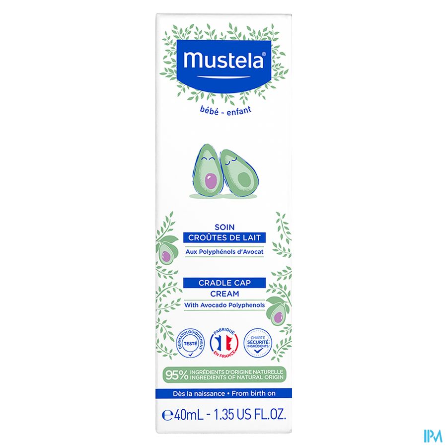 Mustela soin croûtes de lait 40 ml