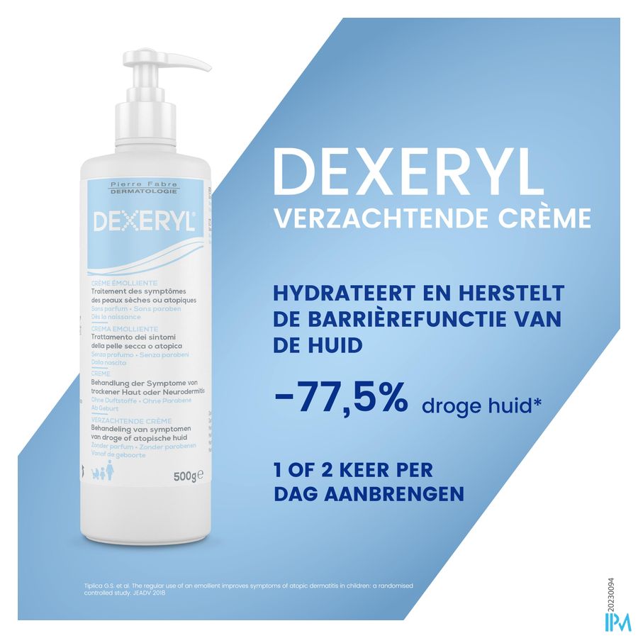 DEXERYL CREME EMOLLIENTE 500 G Peau très sèche à tendance atopique