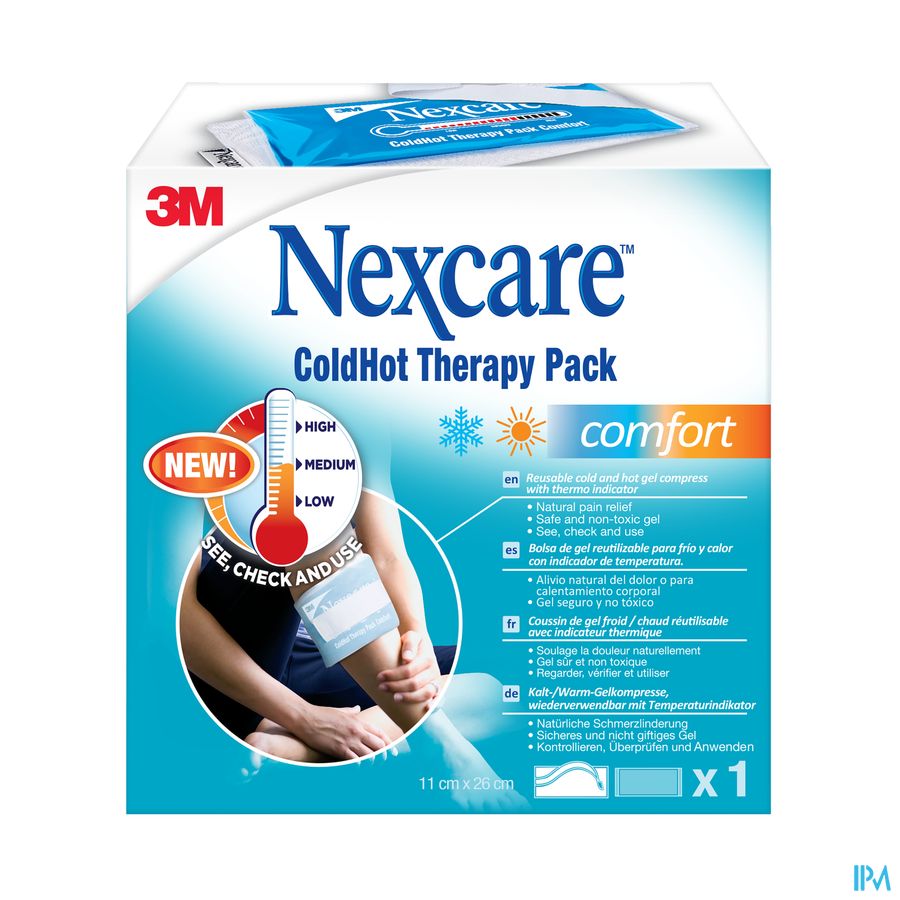 N1571ti-dab Nexcare Coldhot Therapy Pack Comfort Indicateur Zone Température, 260 Mm X 110 Mm