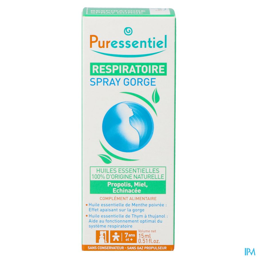 Puressentiel Respiratoire Spray Gorge 15ml