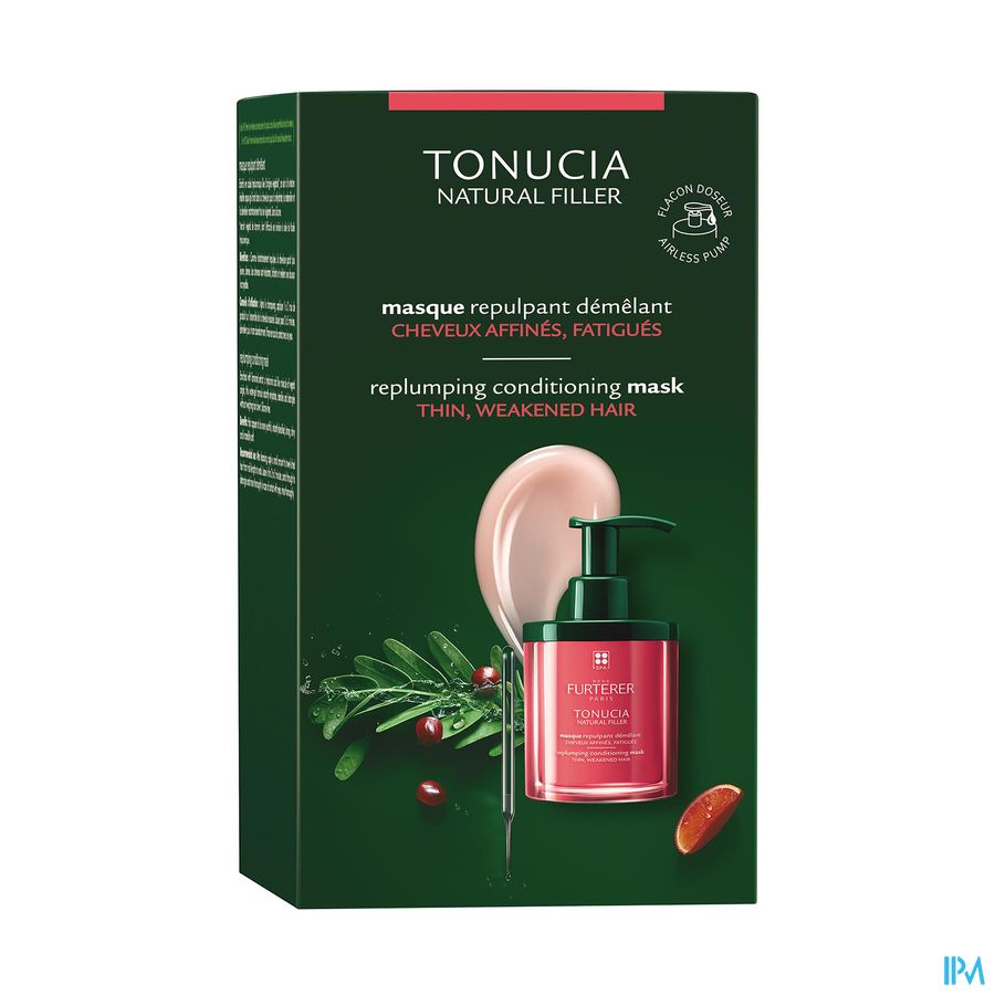 René Furterer - Masque repulpant démêlant - Masque densifiant pro-jeunesse - TONUCIA NATURAL FILLER
