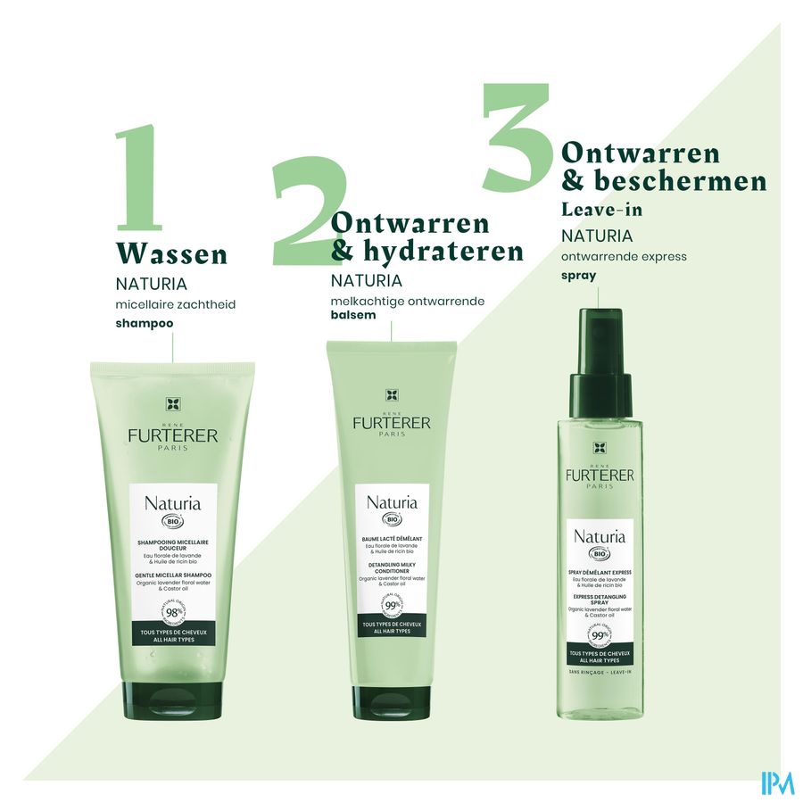 René Furterer Spray démêlant express - Spray démêlant cheveux bio - NATURIA