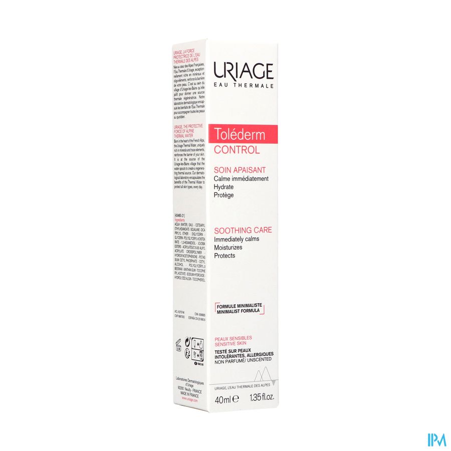 Uriage Tolederm Soin Frais Apaisant 40ml