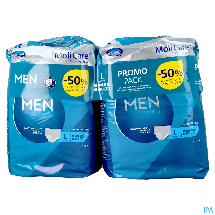 Molicare Premium Men Pants 7 Drops l 2x7 Promopack