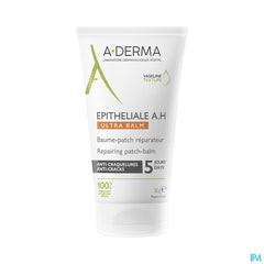 A-DERMA Epitheliale ULTRA REPAIR Baume-patch Réparateur, Zones craquelées & fissures, Texture vaseline 50g