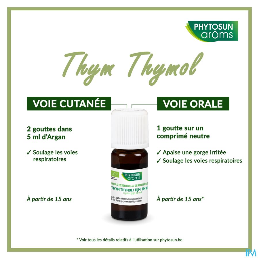 Phytosun® Thym (Thymol) Bio 10ml