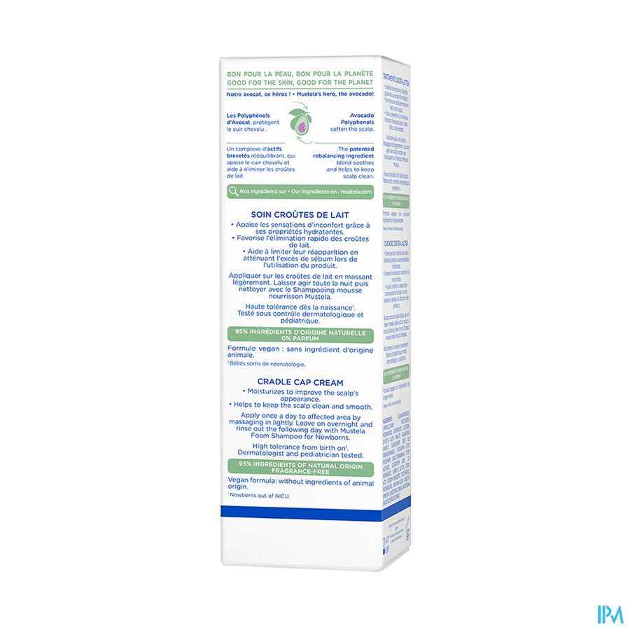 Mustela soin croûtes de lait 40 ml