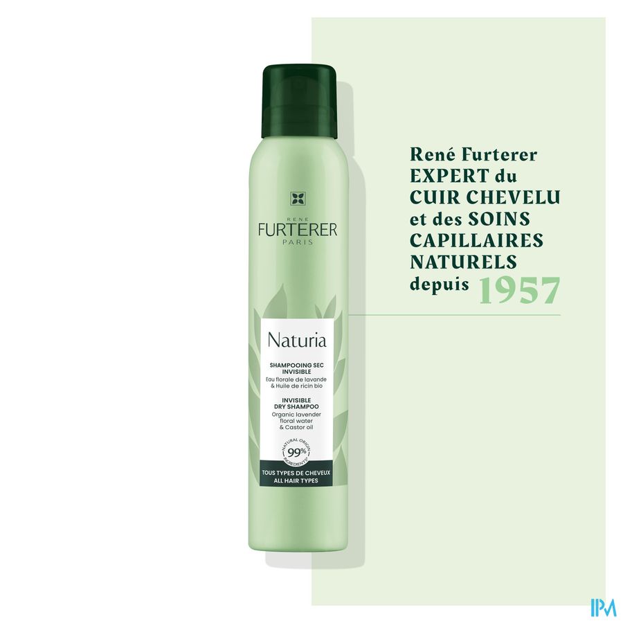 René Furterer Shampooing sec invisible - Shampoing sec naturel - NATURIA