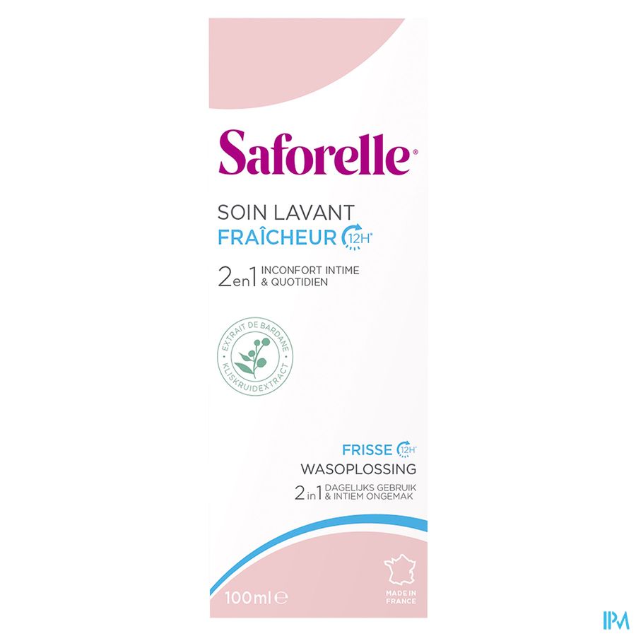 Saforelle Soin Lavant Fraicheur Fl 100ml