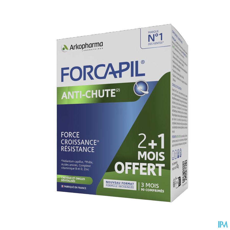 Forcapil Pack Decouverte Caps 2x60+sh 200ml Grat.