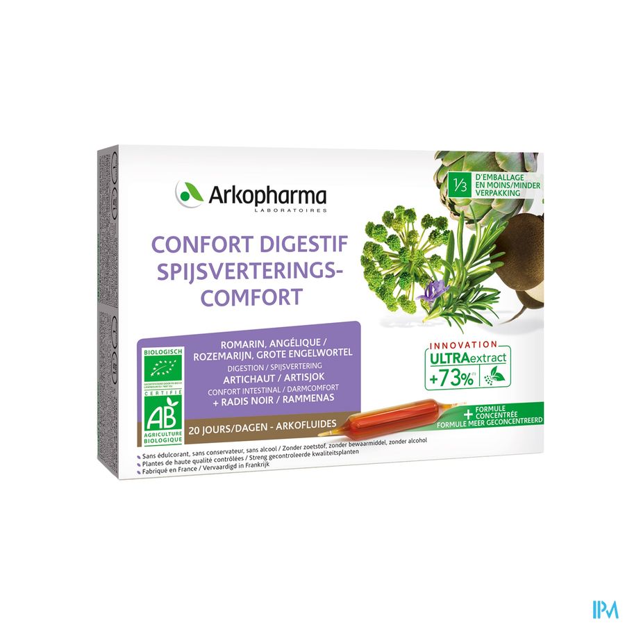 Arkofluide Confort Digestif Bio Amp 20