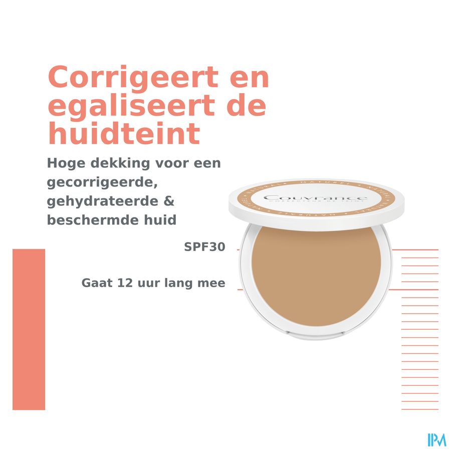 Eau Thermale Avène Fond de Teint Compact Crème 1.4 Doré Couvrance