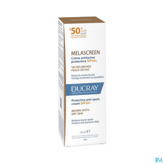 Ducray MELASCREEN Crème anti-taches protection solaire SPF50+ - Peaux sèches