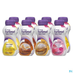 Fortimel Extra 2 Kcal Mixed Multipack Complément Nutritionnel Dénutrition Bouteilles 8x200ml