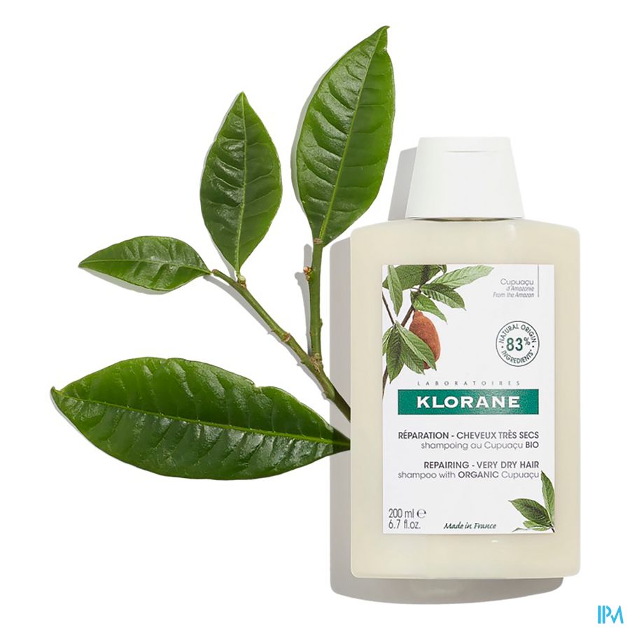 Klorane - Shampoing Réparation au Cupuaçu BIO - Cheveux très secs