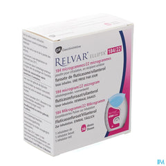 Relvar Ellipta 184/22mcg Pulv Inhal Multidose 30