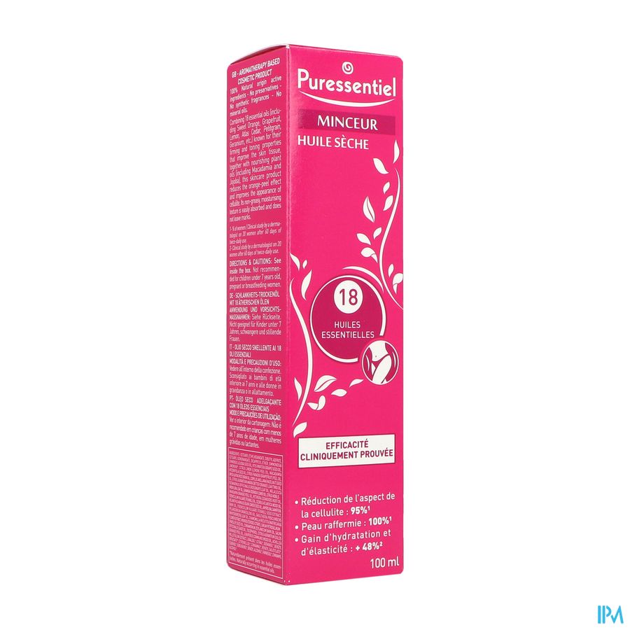 Puressentiel Minceur Huile Seche 18 Hle Ess 100ml