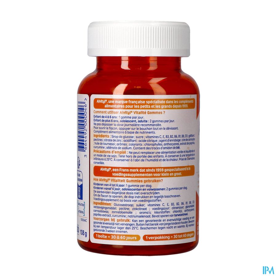 Alvityl Vitalite Gommes 60