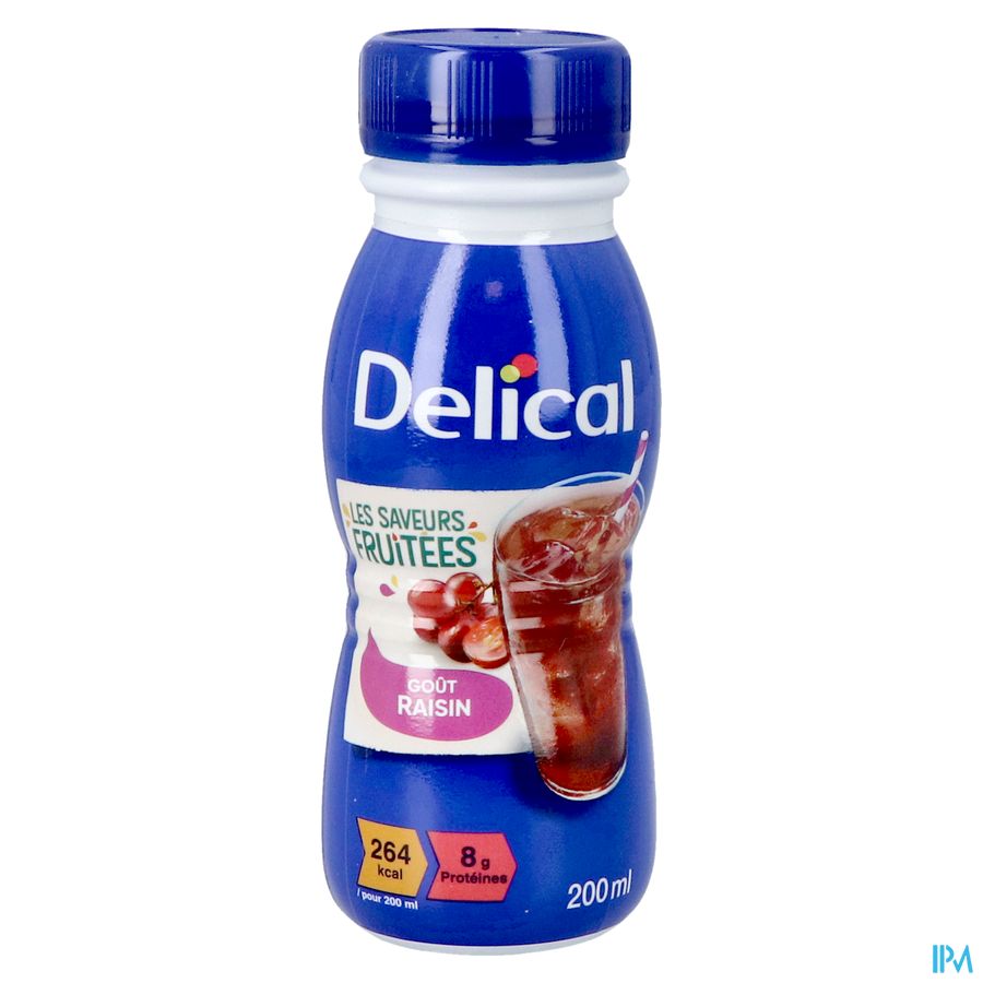 Delical Boisson Fruitee Raisins 4x200ml