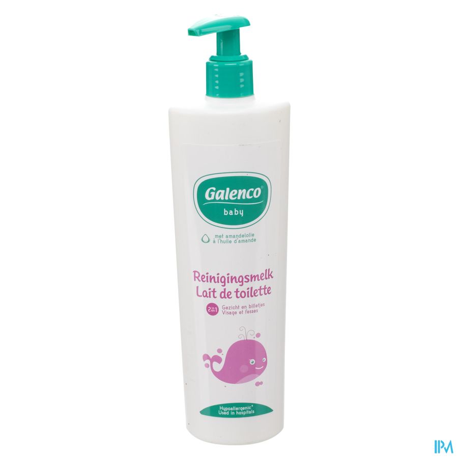 Galenco® Baby Lait De Toilette Adoucissant 2 En 1 Visage Et Fesses 400 ml