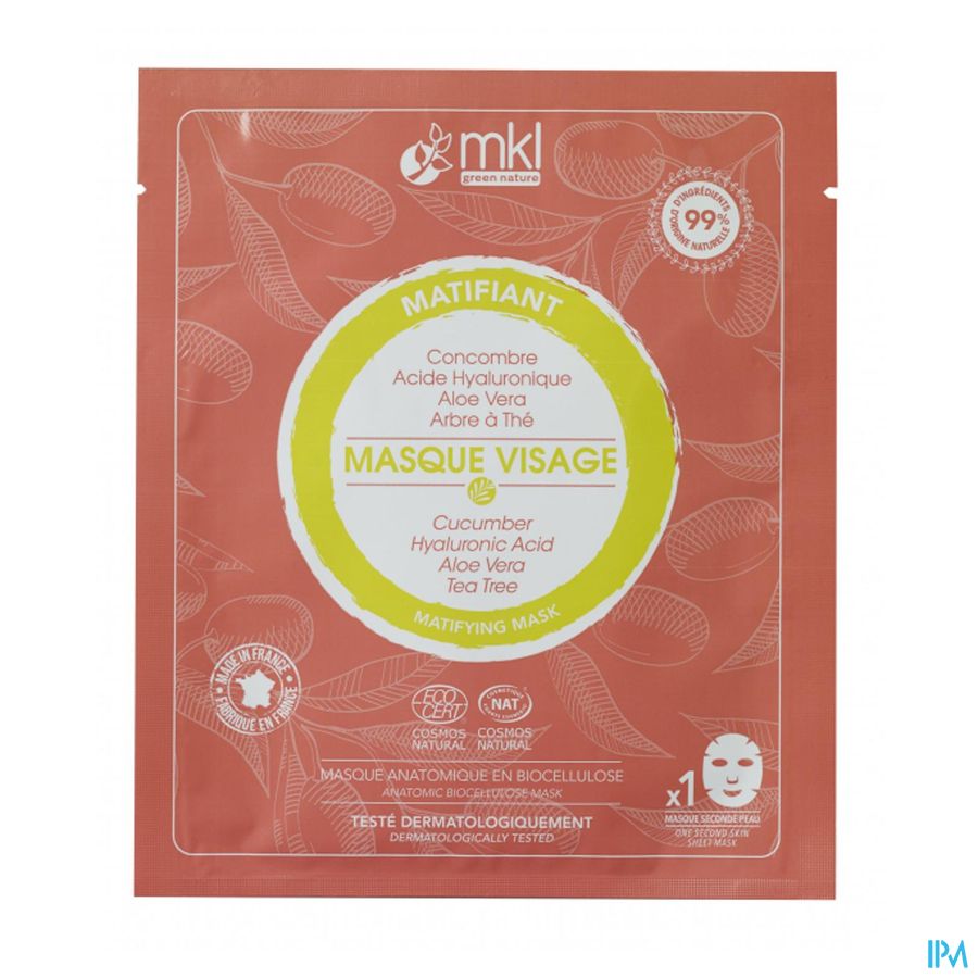 Mkl Masque Visage Matifiant Cosmos Nat. Sach 10ml