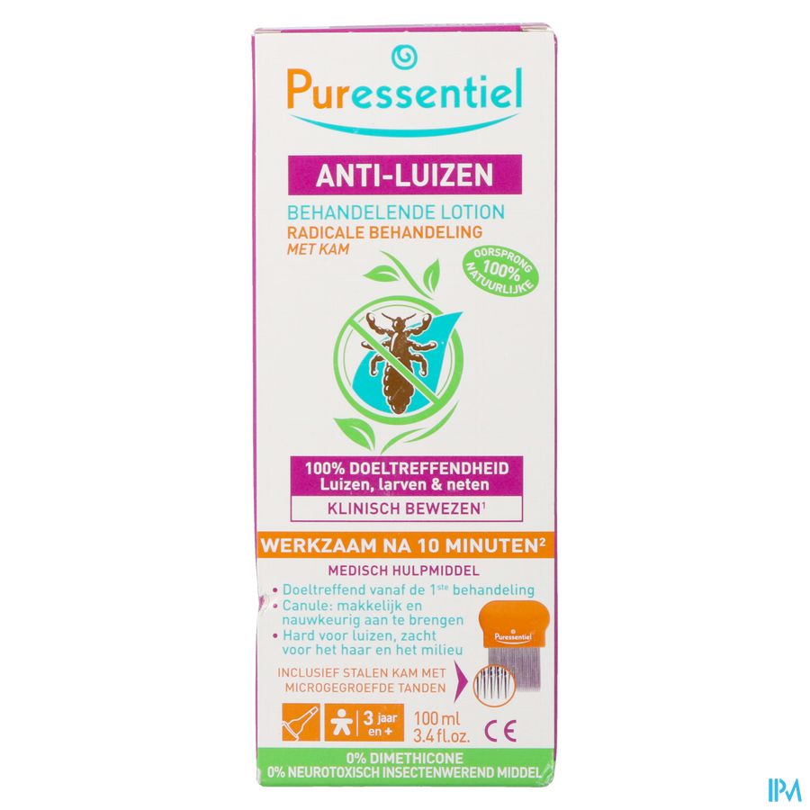 Puressentiel Anti-poux 100ml + Peigne