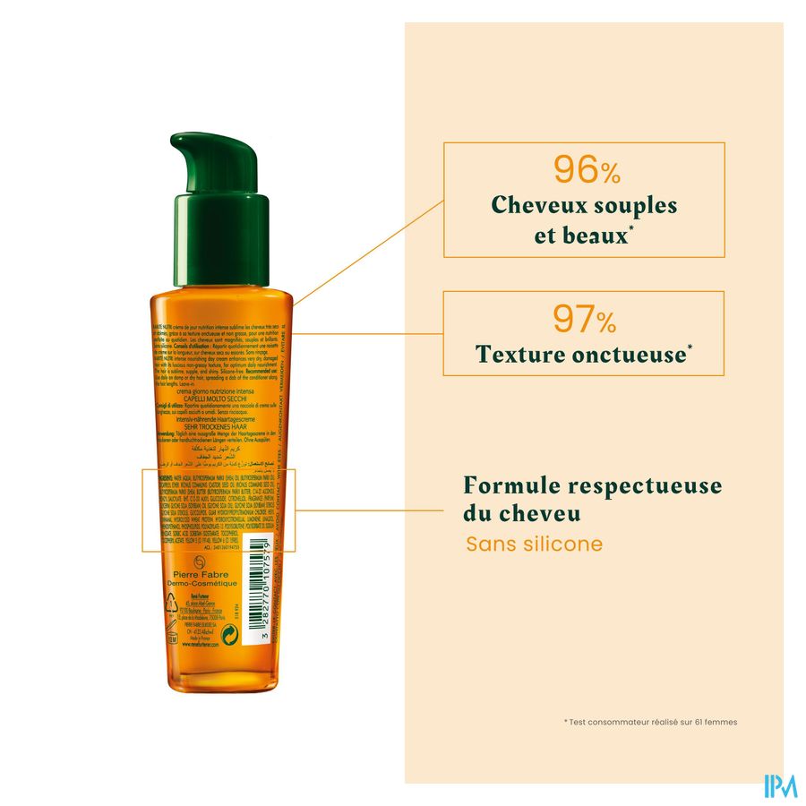 René Furterer - Crème de jour nutrition intense - Soin nourrissant au beurre de Karité - KARITE NUTRI