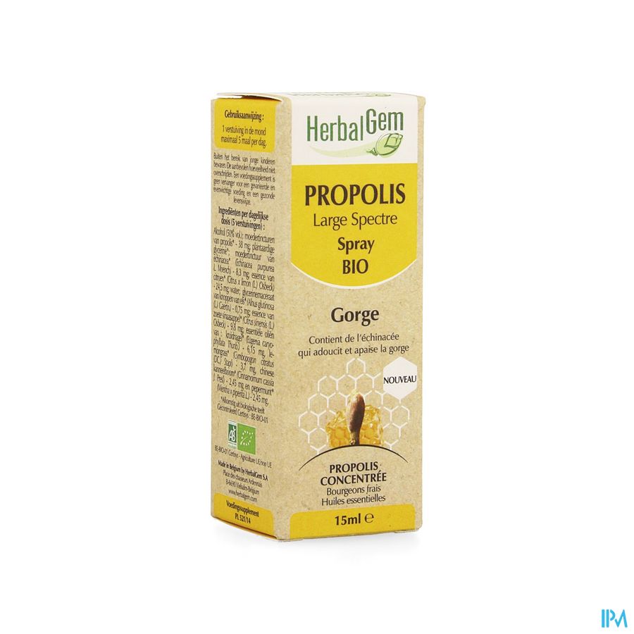 Herbalgem Propolis Large Spectrum Bio Sray 15ml