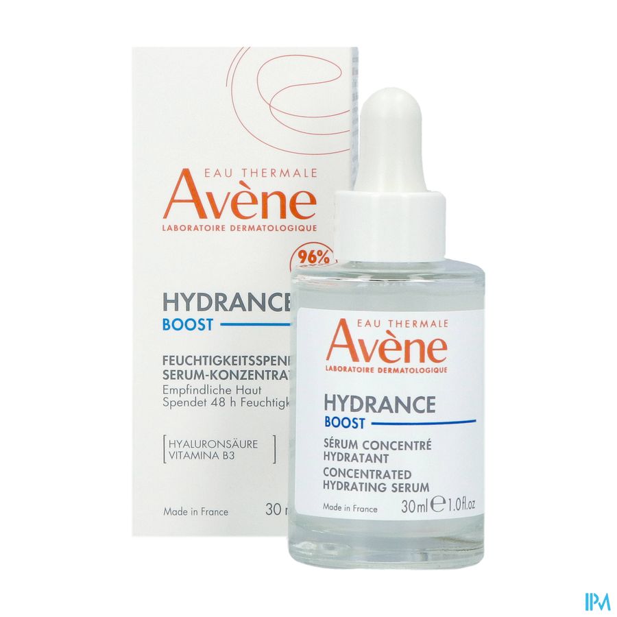Eau Thermale Avène HYDRANCE Boost Sérum Concentré Hydratant  - Visage, Cou, décolleté
