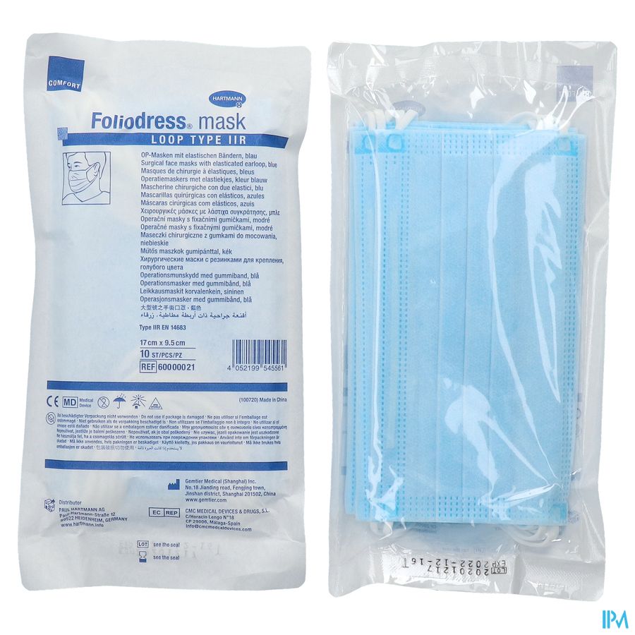 Foliodress Masker Loop Iir 50 60000021