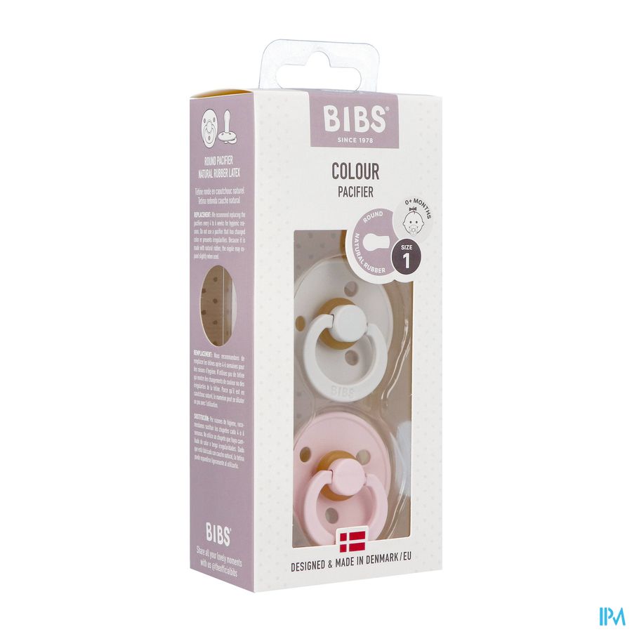 Bibs 1 Sucette Duo Haze/blossom 2