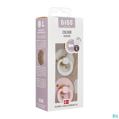 Bibs 1 Sucette Duo Haze/blossom 2
