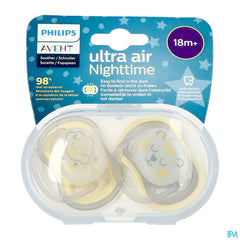 Philips Avent Sucette +18m Air Night Neutral 2