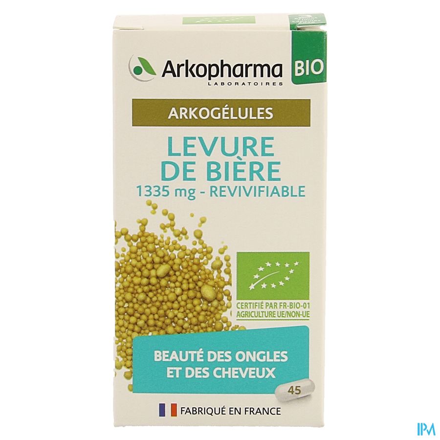 Arkogelules Levure Biere Bio Caps 45